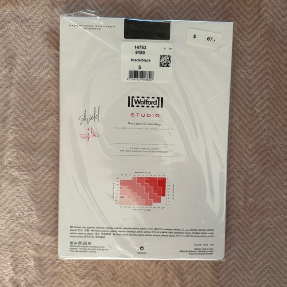 NWT Wolford Studio design tights - size S - Picture 2 of 2